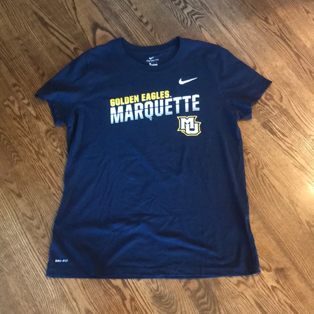 Marquette Nike dri-fit blue women’s Tshirt